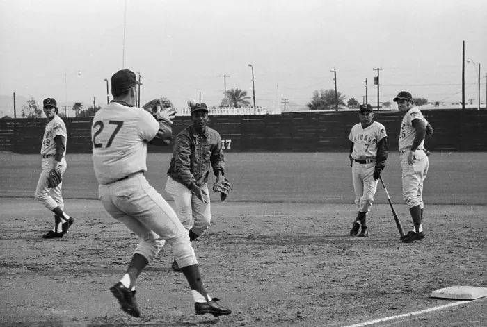 Framed Print : Ernie Banks in Spring Training Framed Print : Ernie Banks in Spring Training