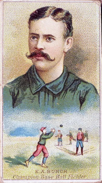 Framed Print : Ernie Burch Baseball Card Framed Print : Ernie Burch Baseball Card