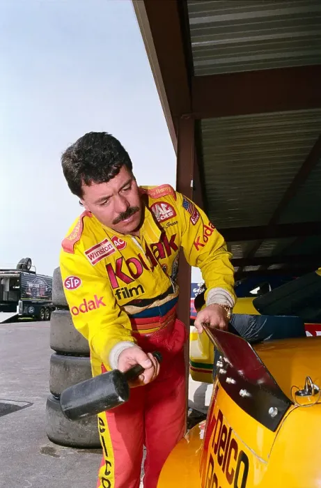 Framed Print : Ernie Irvan Practicing For Race Framed Print : Ernie Irvan Practicing For Race
