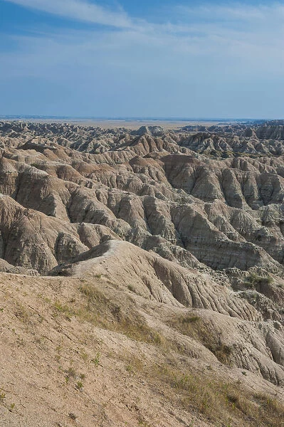 Eroded landscape in Badlands National Park, South Dakota, USA