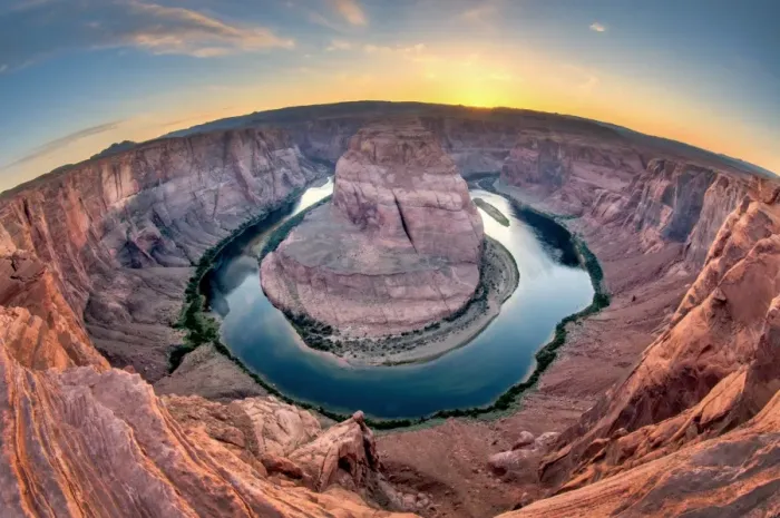 Framed Print : erosion, Horseshoe Bend, Arizona