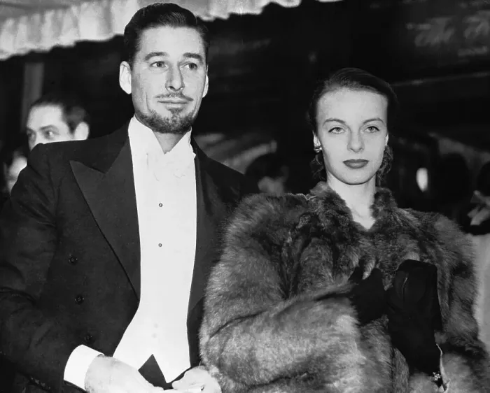 Framed Print : Errol Flynn with Princess Irene Ghica Framed Print : Errol Flynn with Princess Irene Ghica