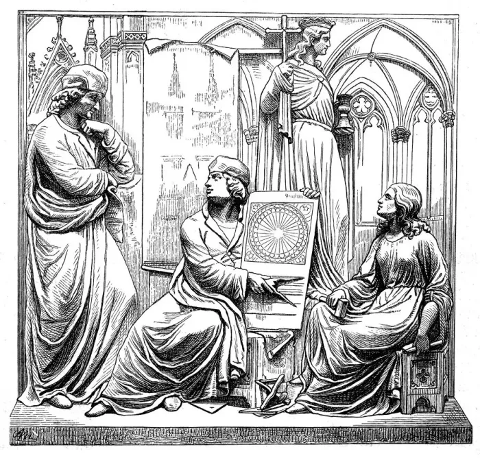 Framed Print : Erwin von steinbach
