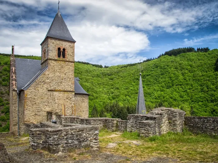 Framed Print : Esch sur Sure Church