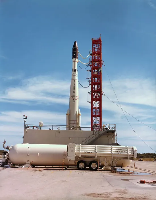 Framed Print : ESSA-II Weather Satellite and Delta Rocket Framed Print : ESSA-II Weather Satellite and Delta Rocket