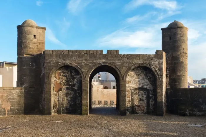Framed Print : Essaouira old fortress, Atlantic coast of Morocco