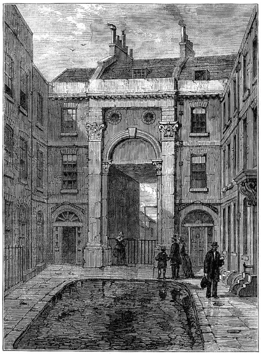 Framed Print : Essex Water Gate, Strand, London (illustration) Framed Print : Essex Water Gate, Strand, London (illustration)