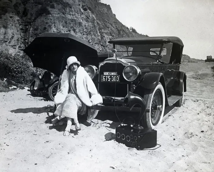 Framed Print : Estelle Taylor Sitting on Car at Beach Framed Print : Estelle Taylor Sitting on Car at Beach