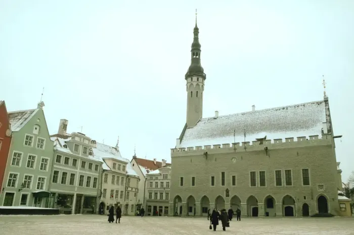 Framed Print : Estonia, Tallinn, Raekoja Plats, town hall Framed Print : Estonia, Tallinn, Raekoja Plats, town hall