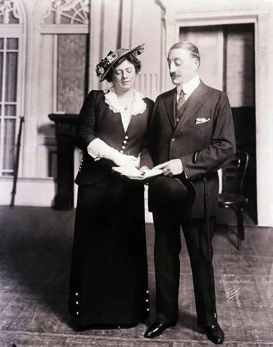 Framed Print : Ethel Barrymore and John Drew Framed Print : Ethel Barrymore and John Drew