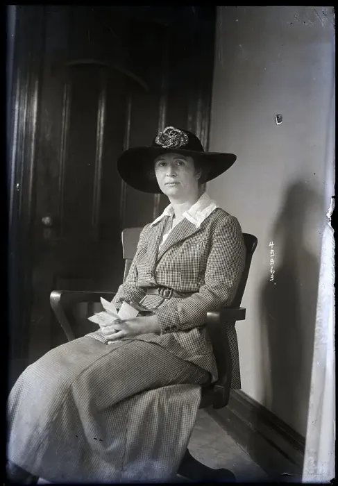 Framed Print : Ethel Byrne, Birth Control Expert, Seated