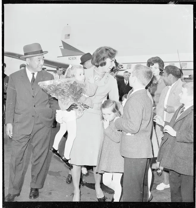 Framed Print : Ethel Kennedy with Her Children Framed Print : Ethel Kennedy with Her Children