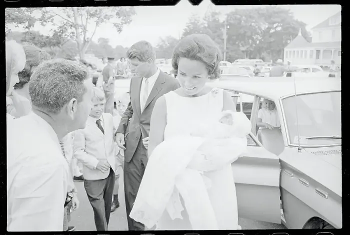 Framed Print : Ethel Kennedy Holding Baby Framed Print : Ethel Kennedy Holding Baby