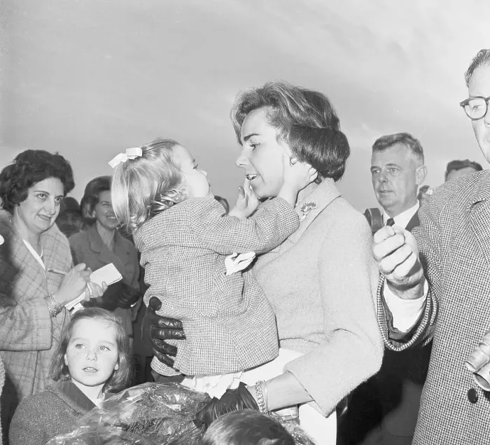 Framed Print : Ethel Kennedy Hugging Daughter Framed Print : Ethel Kennedy Hugging Daughter