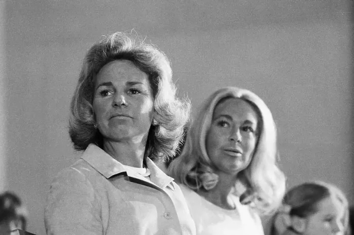 Framed Print : Ethel Kennedy and Joan Kennedy Framed Print : Ethel Kennedy and Joan Kennedy