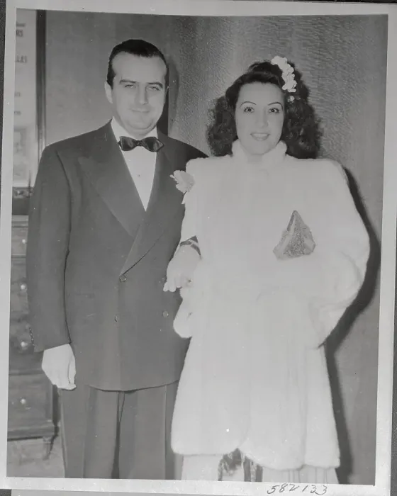 Framed Print : Ethel Merman with Her Husband Framed Print : Ethel Merman with Her Husband