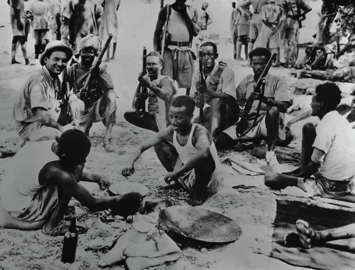 Framed Print : Ethiopian Soldiers, 1941 Framed Print : Ethiopian Soldiers, 1941
