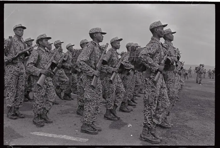 Framed Print : Ethiopian Soldiers Running Together Framed Print : Ethiopian Soldiers Running Together