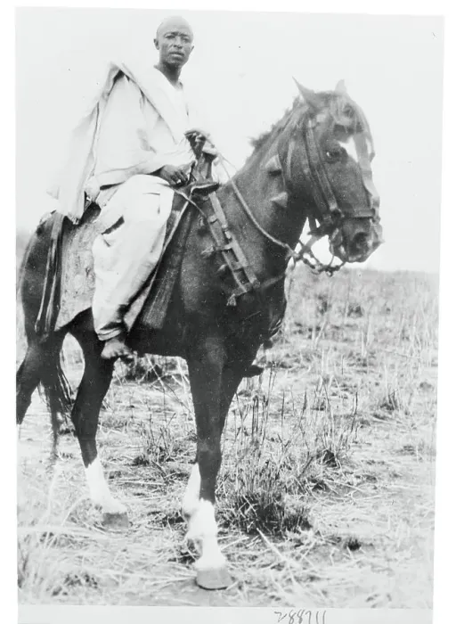 Framed Print : Ethiopian War Chief Sitting on Horse Framed Print : Ethiopian War Chief Sitting on Horse