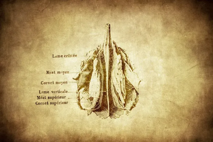 Framed Print : Ethmoid bone