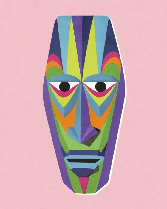 Framed Print : Ethnic Native Mask Framed Print : Ethnic Native Mask