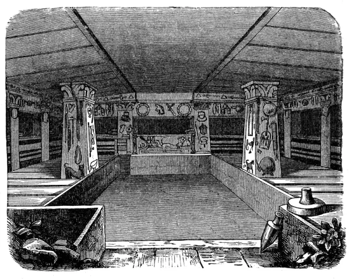 Framed Print : Etruscan tomb Framed Print : Etruscan tomb