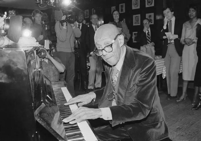 Framed Print : Eubie Blake at the Piano Framed Print : Eubie Blake at the Piano