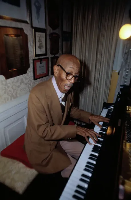 Framed Print : Eubie Blake at Piano Framed Print : Eubie Blake at Piano