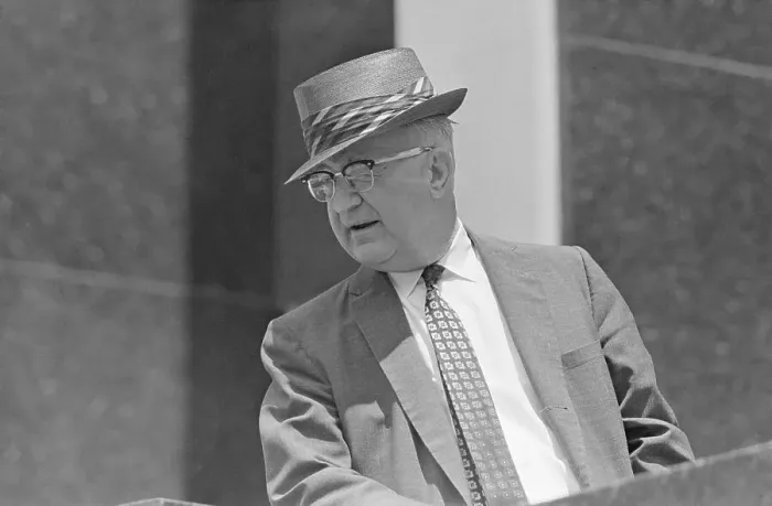 Framed Print : Eugene Bull Connor at Press Conference Framed Print : Eugene Bull Connor at Press Conference