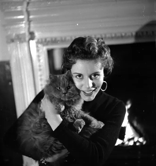 Framed Print : Eunice And Cat Framed Print : Eunice And Cat