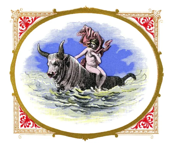 Framed Print : Europa and the Bull Framed Print : Europa and the Bull