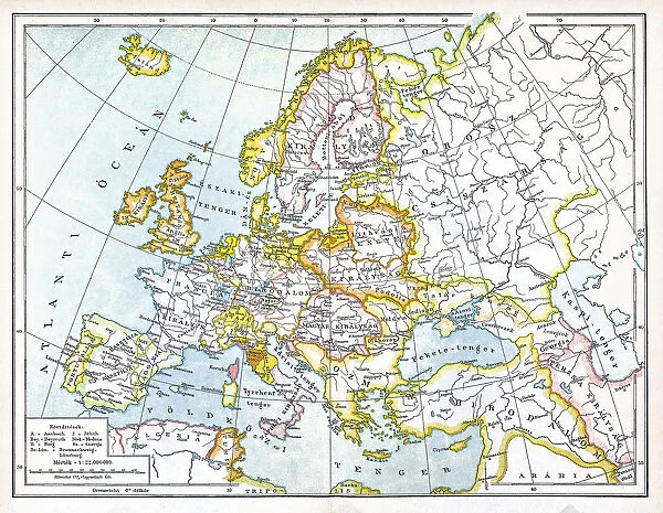 Europe after Treaty of Passarowitz or Treaty of PoAYarevac