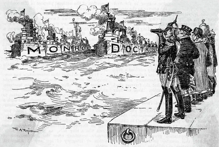 Framed Print : European Potentates Observe Naval Might Framed Print : European Potentates Observe Naval Might