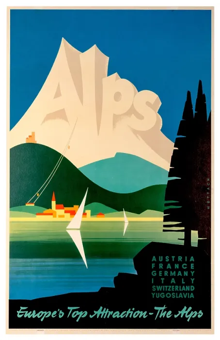 Framed Print : Europe'S Alps Poster Framed Print : Europe'S Alps Poster