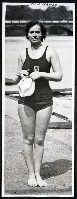 Framed Print : Eva Coleman Wearing a Bathing Suit Framed Print : Eva Coleman Wearing a Bathing Suit