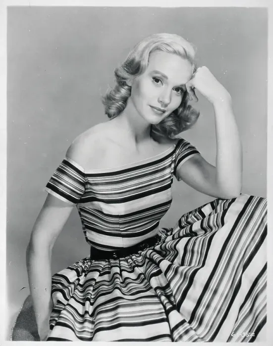 Framed Print : Eva Marie Saint In Striped Gown Framed Print : Eva Marie Saint In Striped Gown