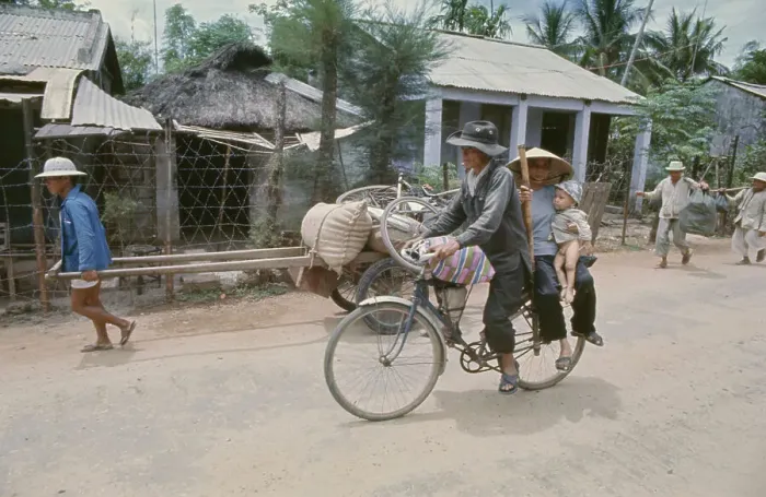 Framed Print : Evacuating Thang Binh, Vietnam War Framed Print : Evacuating Thang Binh, Vietnam War