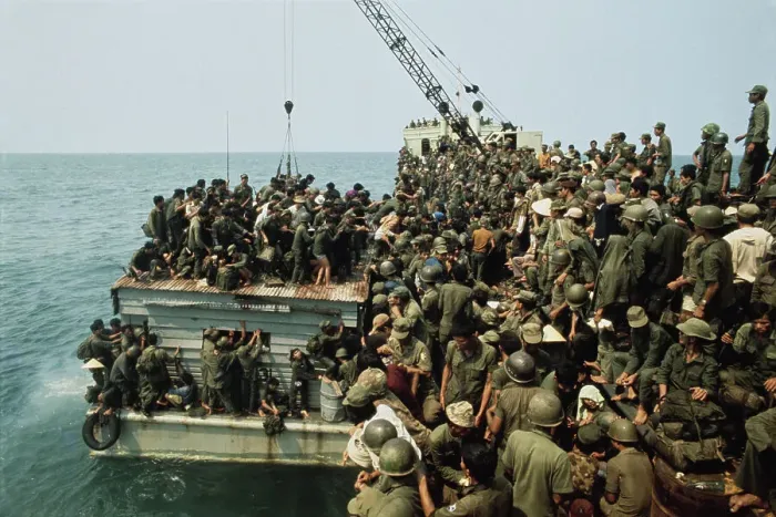 Framed Print : Evacuation Of Hue, South Vietnam Framed Print : Evacuation Of Hue, South Vietnam