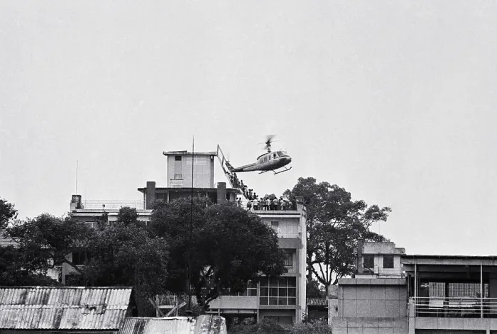 Framed Print : Evacuation of Saigon