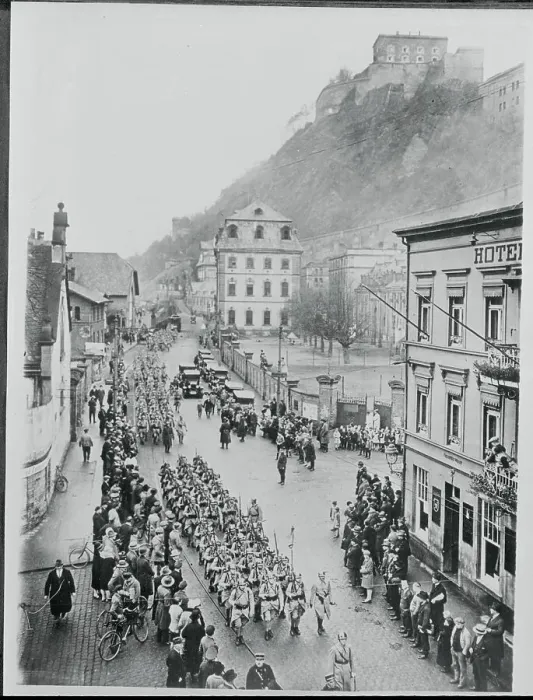 Framed Print : Evacutaion of Rhineland Zone Framed Print : Evacutaion of Rhineland Zone