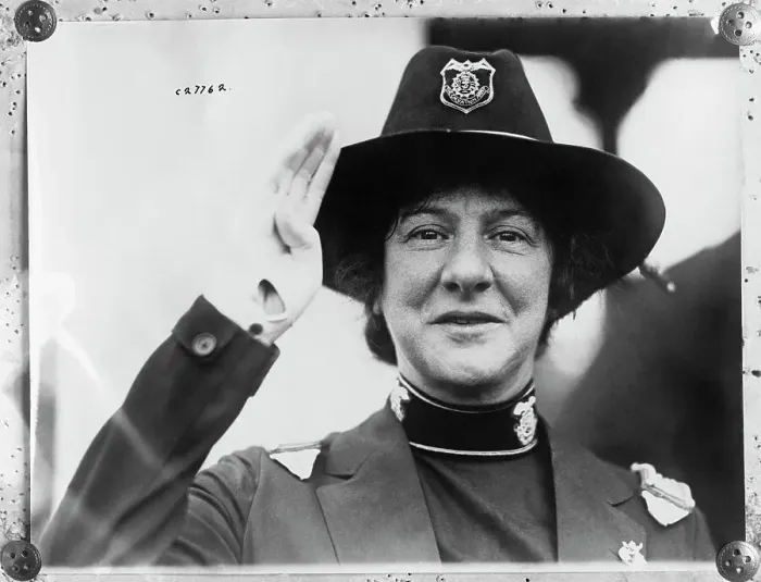 Framed Print : Evangeline Booth Saluting Framed Print : Evangeline Booth Saluting