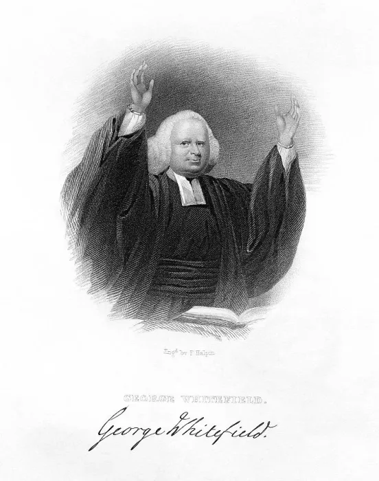 Framed Print : Evangelist George Whitefield / Illustrat Framed Print : Evangelist George Whitefield / Illustrat