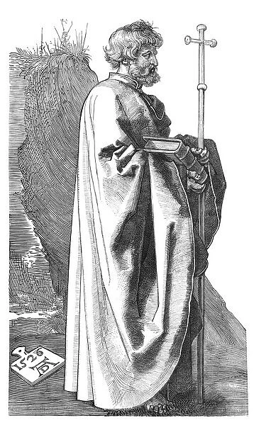 Evangelist Saint Matthew by Albrecht Durer 1875