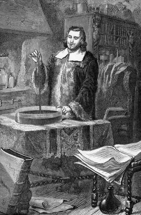 Framed Print : Evangelista Torricelli Invents Barometer
