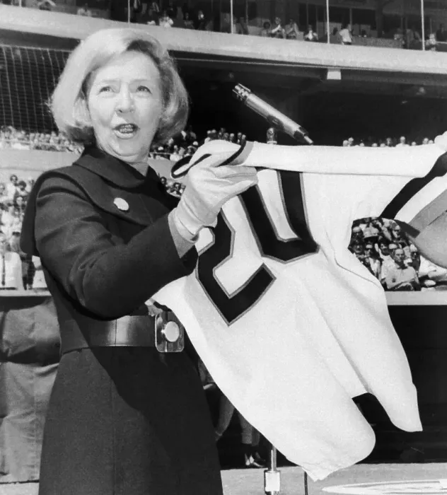 Framed Print : Eve Traynor holding her husband's jersey Framed Print : Eve Traynor holding her husband's jersey