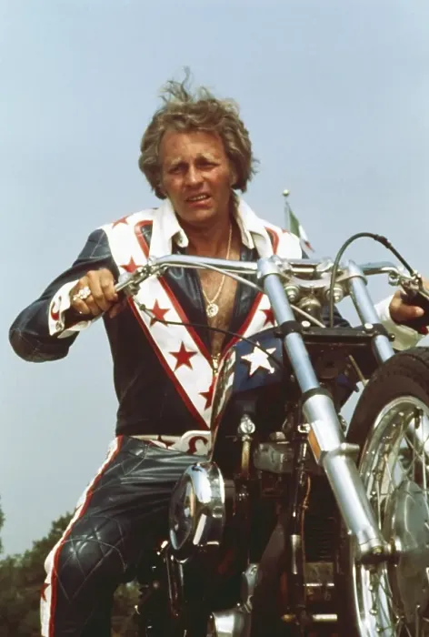Framed Print : Evel Knievel On His Bike Framed Print : Evel Knievel On His Bike