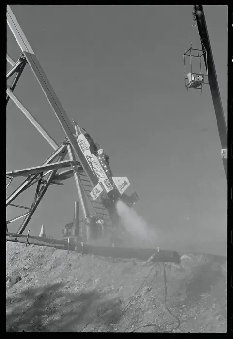 Framed Print : Evel Knievel Preparing for Rocket Take Off Framed Print : Evel Knievel Preparing for Rocket Take Off