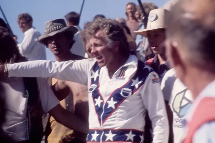 Framed Print : Evel Knievel At Snake River Canyon Framed Print : Evel Knievel At Snake River Canyon