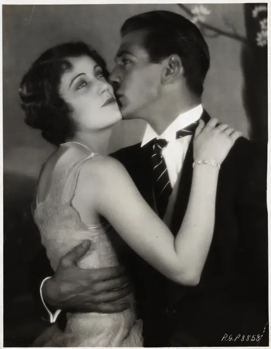 Framed Print : Evelyn Brent Being Kissed by Gary Cooper Framed Print : Evelyn Brent Being Kissed by Gary Cooper