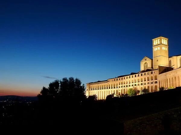 Evening in Assisi, Italy